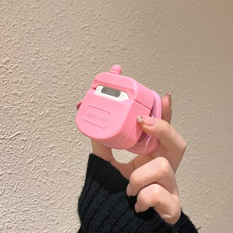 【Airpods 4】可愛いピンク Airpodspro2/proケース 鏡付 シリコン Airpods3/2カバー リング付き  ギフトに最適[M4553]