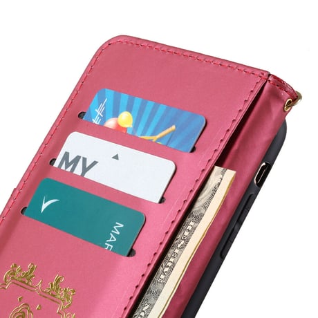 手帳型 iphone13pro/13promaxケース カード入れ付 iphone12/11proカバー   保護力強い フリンジ 付きM1070