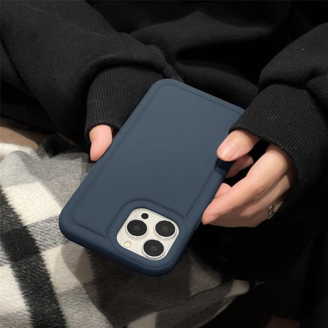 高級感シリコン iPhone14pro/14plusケース シンプル風 アイフォン13/12/11カバー 頑丈 男女兼用 秋冬人気色[M2515]