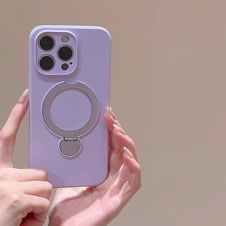 リング付 iPhone16/16Proケース Magsase対応 シリコン iPhone15/14Pro/13ケース 多機能 指紋防止 丈夫  [M4592]