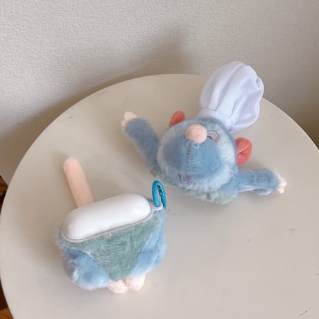 ネズミぬいぐるみ Airpods Pro3ケース キュート Airpods4/3ケース  AirpodsPro2/Pro1カバー 可愛い プレゼントにおすすめ [M5880]