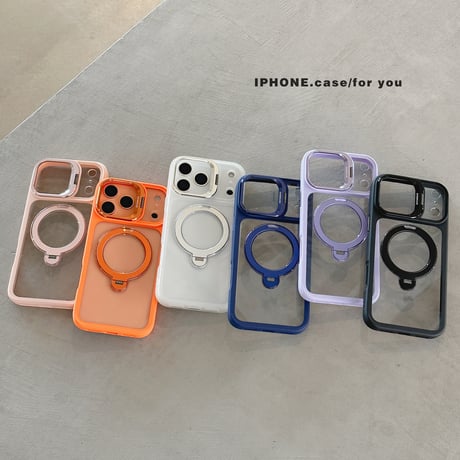 ダブルスタンド付 iPhone17pro/17promaxケース MagSafe対応  iPhone16/15/14カバー 高級感高品質耐衝撃 [M6023]