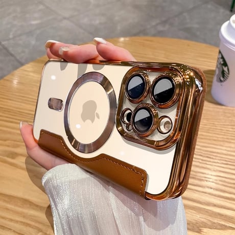 手帳型 iPhone16Pro/16ProMaxケース ICカード収納 レザーiPhone15Pro/14plus/13カバー magsafe対応 レンズカバー [M4625]