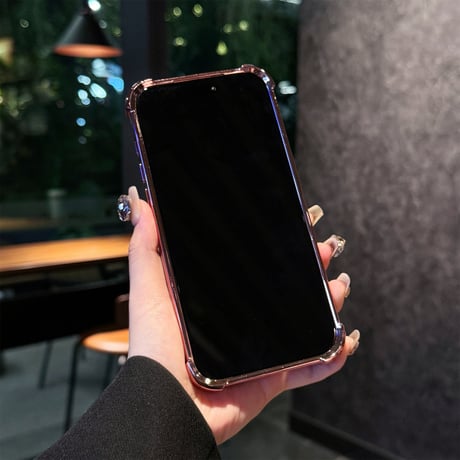 ミラーリングスタンド iPhone17/17Proケース キラキララメ 四角耐衝撃 iPhone17ProMax/17Airケース 多機能[M5641]