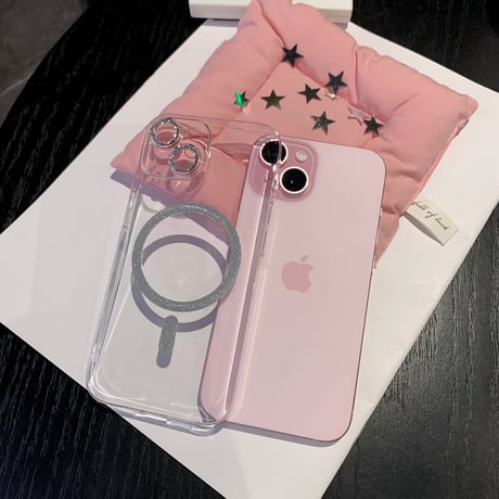 高透明 iPhone15pro/15plusケース マグセーフ対応 黄ばまないクリアアイフォン14/13proカバー 黄ばまない[4349]