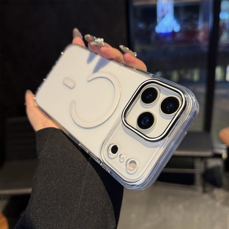 iPhone17Pro/17ケース カメラコントロールカバー付 iPhone17Air 17Promaxケース MagSafe対応 高透明黄ばまない[M5658]