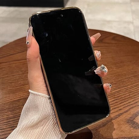 リング付 iPhone15/15plus/15proケース メッキ スタンド機能 iPhone14/13/12proカバー 光沢感 耐久性[M3558]
