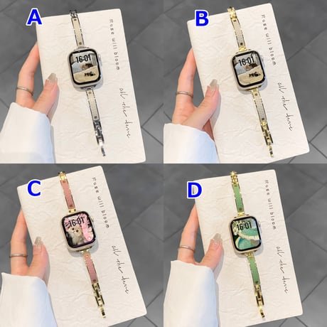 レザーとメタル AppleWatchバンド 高級感 上品アップルウォッチバンド Series11/10/9 8 7 6 5 4  3 2 SE3 SE2 Ultra3 セレブ愛用[M6368]