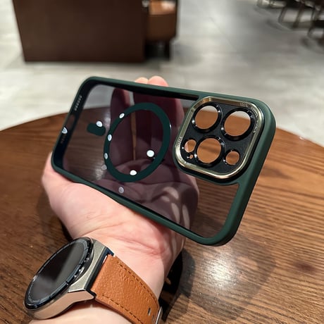 ナチュラルチタン iPhone15pro/15promaxケース ブラックチタン Magsafe対応 iPhone14/13proカバー  高級感 耐久性耐衝撃[M3571]