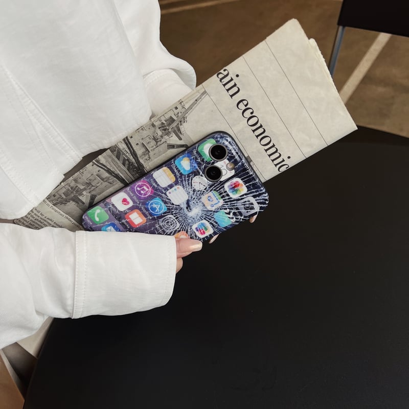 iPhone14 画面割れあり パープル iPhone 14 Pro・iPhone 14 Pro Max