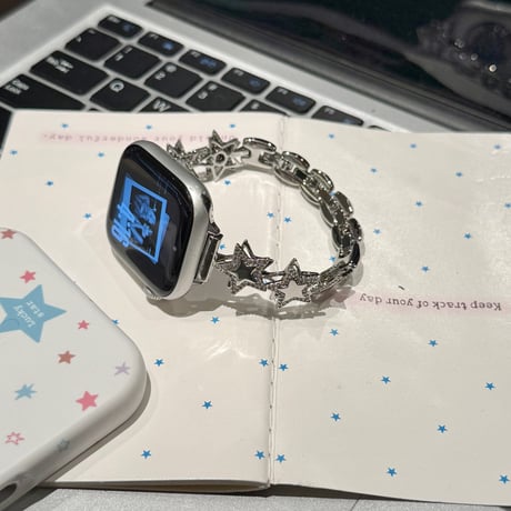 ダイヤ星  AppleWatchバンド メタル AppleWatchベルト Series 11/10/9/8 SE3/2  Ultra3/2/1 高級感高品質 人気品[M6439]