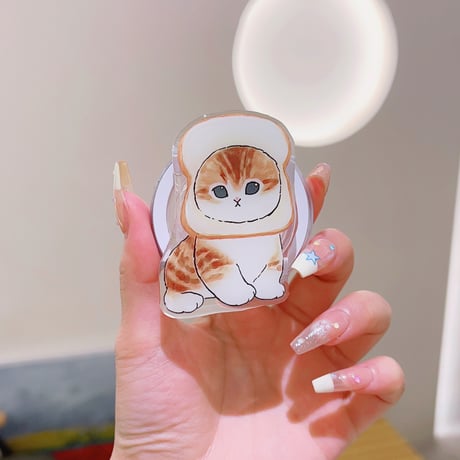 Panda Catスマホグリップ マグセーフ式 折り畳み式グリップトーク パンダ 卓上スタンド機能付き 耐久性あり ギフトに最適[M3749]