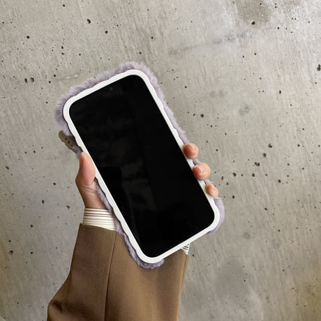 怒っている顔  iphone14/14proケース  紫色 リボン付アイフォン13/12/11カバー 可愛すぎ ギフトにおすすめ[M2320]