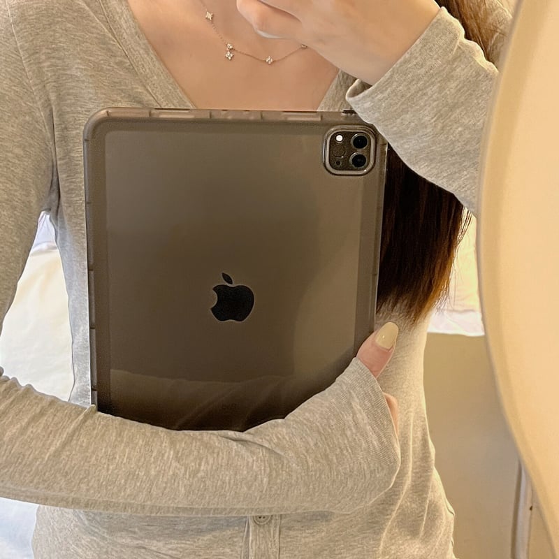 透明 背面型 iPad Pro11inchケース 艶あり iPad Air第4/3世代カバー