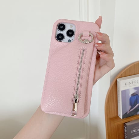 小銭入れ付き アイフォン15/14proカバー 革製 iPhone13mini/12/11proカバー 高品質 12色 スタンド 小銭/カード/お札/鍵収納可[M3233]