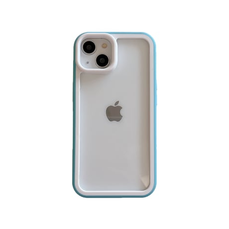 バンパー iPhone14/14proカバー 放熱 iPhone13/12/11promaxケース カラー枠 頑丈耐衝撃 シンプル風  男女兼用[M3191]