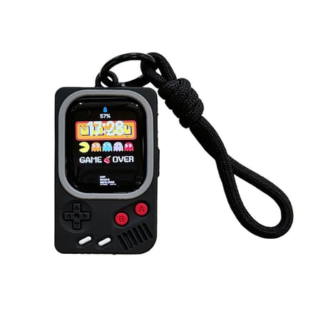 ゲーム機 AppleWatchケース ショルダーストラップ付 アップルウォッチ Ultra3/2/1 Series 11/10/9/8 SE3/2/1 シリコン 可愛い[M5754]