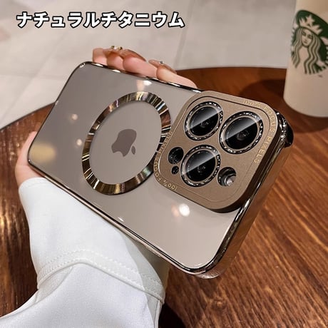 カメラ保護 iPhone16Pro/15ProMaxケース 高級感耐衝撃 MagSafe対応 クリアiPhone14/13Proカバー 耐久性 頑丈 高透明感[M3577]