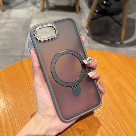iPhone16eケース 高品質耐衝撃 Magsafeリングスタンド iPhone16Promax/15pro/14ケース 指紋防止 多機能 耐久性ある  [M5210]