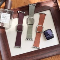 高級感レザー Apple watchバンド シンプル風 アップルウォッチベルト Ultra3 series11 10 98 7 6 SE3 SE2  シック 耐久性ある[M6104]