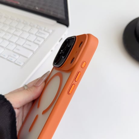指紋防止 iPhone17ProMax/17Proケース 耐衝撃 MagSafe対応 iPhone17/Airカバー カメラ保護 耐衝撃高品質 [M5693]