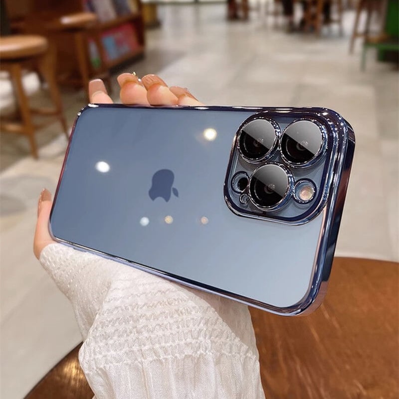 黄ばまないクリア iPhone15pro/14promaxケース カメラフィルム付