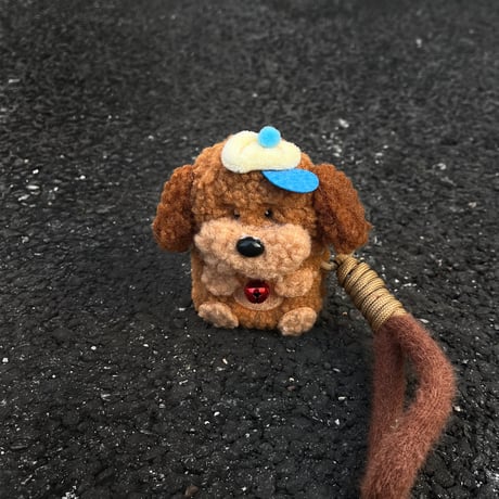 犬ぬいぐるみ Airpods 4ケース モフモフ ストラップ付 Airpods3/2カバー Airpodspro2/pro  めっちゃ可愛い ギフトに最適[M5007]
