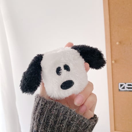 かわいい犬 airpodsproケース  ふわふわ エアポッツカバー   暖かい 秋冬グッズ  面白い M1109