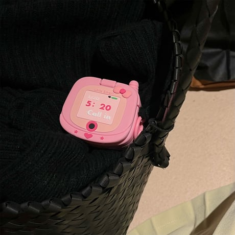 【Airpods 4】可愛いピンク Airpodspro2/proケース 鏡付 シリコン Airpods3/2カバー リング付き  ギフトに最適[M4553]