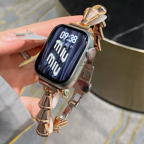 金属 Apple watch Series10バンド おしゃれ アップルウォッチバンド Ultra series8 7 6 5 4  3 2 SE SE2 高品質高級感[M5115]