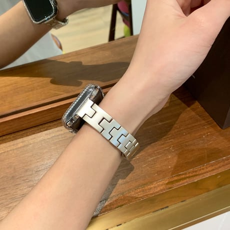 高級感 Apple watch Series10バンド おしゃれ金属 アップルウォッチバンド Ultra series8 7 6 5 4  3 2 SE SE2 高品質 セレブ愛用[M5201]