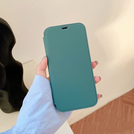 手帳型 iphone14/13promaxケース カード収納 iphone12/11proカバー  シンプル風 肌に優しい 手さわりいい[M2098]