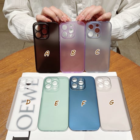 薄型 iPhone14plus/14proケース 指紋防止 アイフォン13mini/12/11proカバー 黄ばまない 軽い ハードケース[M2233]