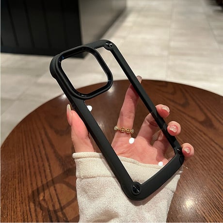耐衝撃最強 iPhone16Pro/15Promaxカバー 指紋防止 アイフォンSE/13/12/14proカバー ワイヤレス充電対応[M2501]