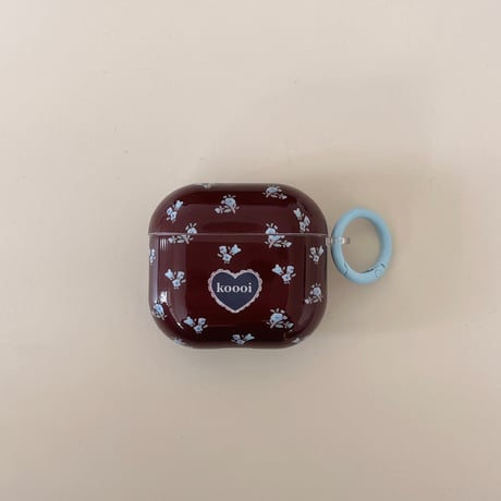 花柄 Airpods 4ケース ヨーロッパ風 Airpods3/2カバー Airpodspro2/pro リング/リボンキーチェーン エレガント[M4876]