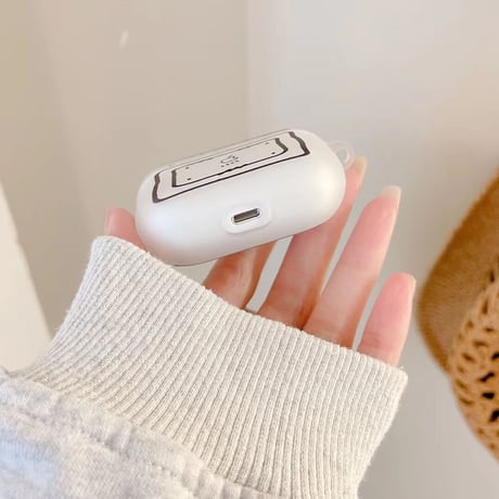 アップル  airpods第3世代ケース 落書き かわいい マット airpodsproカバー   面白い 人気[M1549]