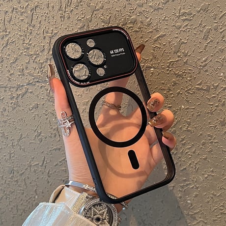 耐衝撃Magsafe充電 iPhone17pro/16promaxケース カメラカバー 高級感 iPhone15Promax/14proカバー 耐久性あり [M5587]