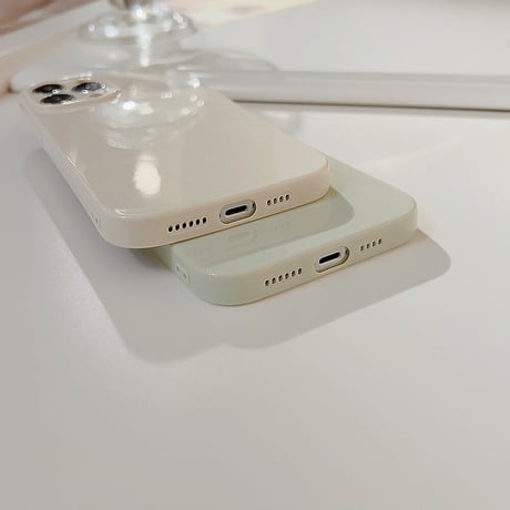 くすみカラー iPhone14/15ケース 韓国風淡色 アイフォン13/12/11カバー 上品で大人っぽい シンプル 全面保護 [M2912]