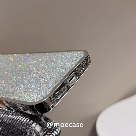 キラキラ眩しい iPhone15/15Proケース グリッター iPhone14/13promaxケース きれい お洒落女子におすすめ [M3794]