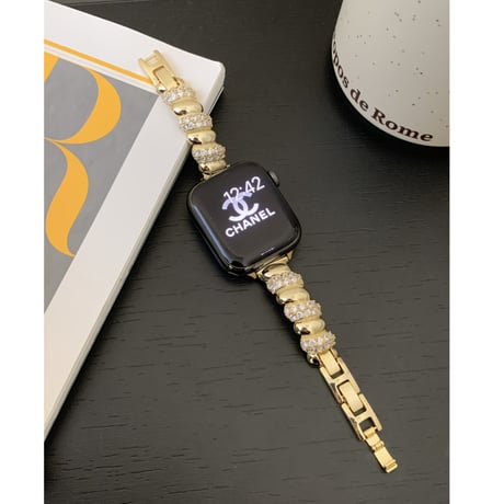高級感 AppleWatchバンド 高品質 ダイヤデコ アップルウォッチ10/9 ベルト Ultra3/2/1 Series 10/9/8 SE3/2/1 お洒落 人気アイテム[M5499]