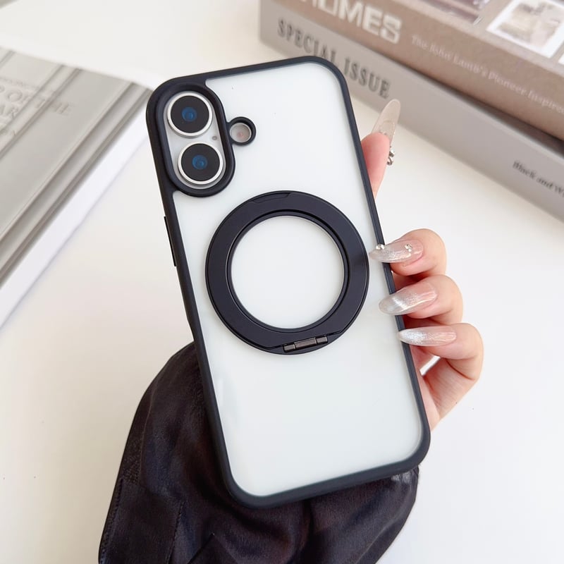 ショルダーストラップ付 iPhone18ProMax/17ケース MagSafe対応 360度