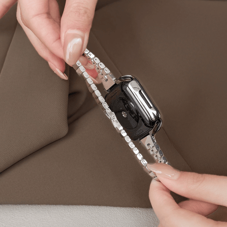 手首の細い方向け AppleWatchバンド 上品 高級感 Series11/10/9 Ultra series8 7 6 5  SE アップルウォッチベルト シンプル 定番[M6495]