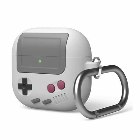 ゲーム機 Airpods４/３ケース  丈夫 AirpodsPro2/Pro1カバー 可愛い  カラビナ付 プレゼントにおすすめ 取り外しが簡単[M4803]