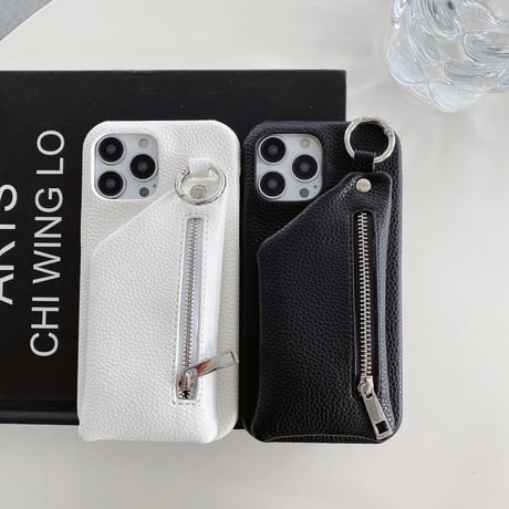 小銭入れ付き アイフォン15/14proカバー 革製 iPhone13mini/12/11proカバー 高品質 12色 スタンド 小銭/カード/お札/鍵収納可[M3233]