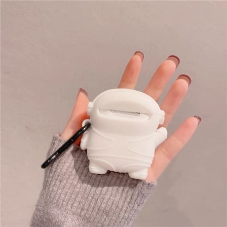 宇宙飛行士 airpods3第3世代カバー  可愛い エアポッツプロケース  フック付  個性  面白いM939