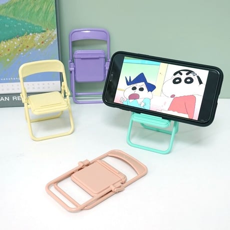 チェアー スマホスタンド タブレット対応  折りたたみ式 持ち運び便利  角度調整可  超可愛い SNS人気品 M1447