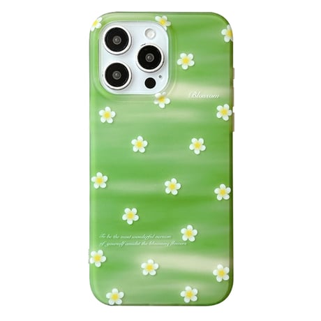 韓国っぽい iPhone16pro/17ケース 花柄 iPhone15pro/14/13カバー  丈夫 可愛い 女子力高い [M5595]