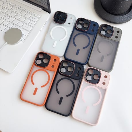 指紋防止 iPhone17ProMax/17Proケース 耐衝撃 MagSafe対応 iPhone17/Airカバー カメラ保護 耐衝撃高品質 [M5693]