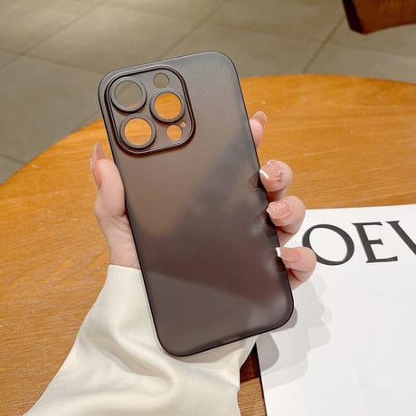 薄型 iPhone14plus/14proケース 指紋防止 アイフォン13mini/12/11proカバー 黄ばまない 軽い ハードケース[M2233]