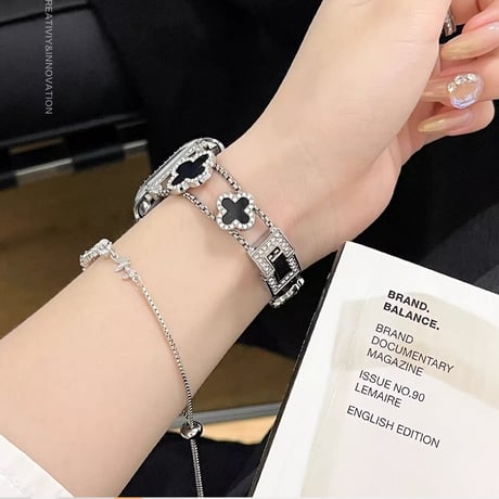 ジュエリー AppleWatchベルト キラキラチェーン メタル アップルウォッチ Ultra3/2/1 Series 10/9/8 SE3/2/1 高級感 エレガント[M5652]